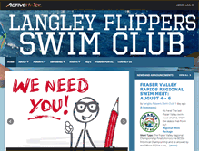 Tablet Screenshot of langleyflippers.com